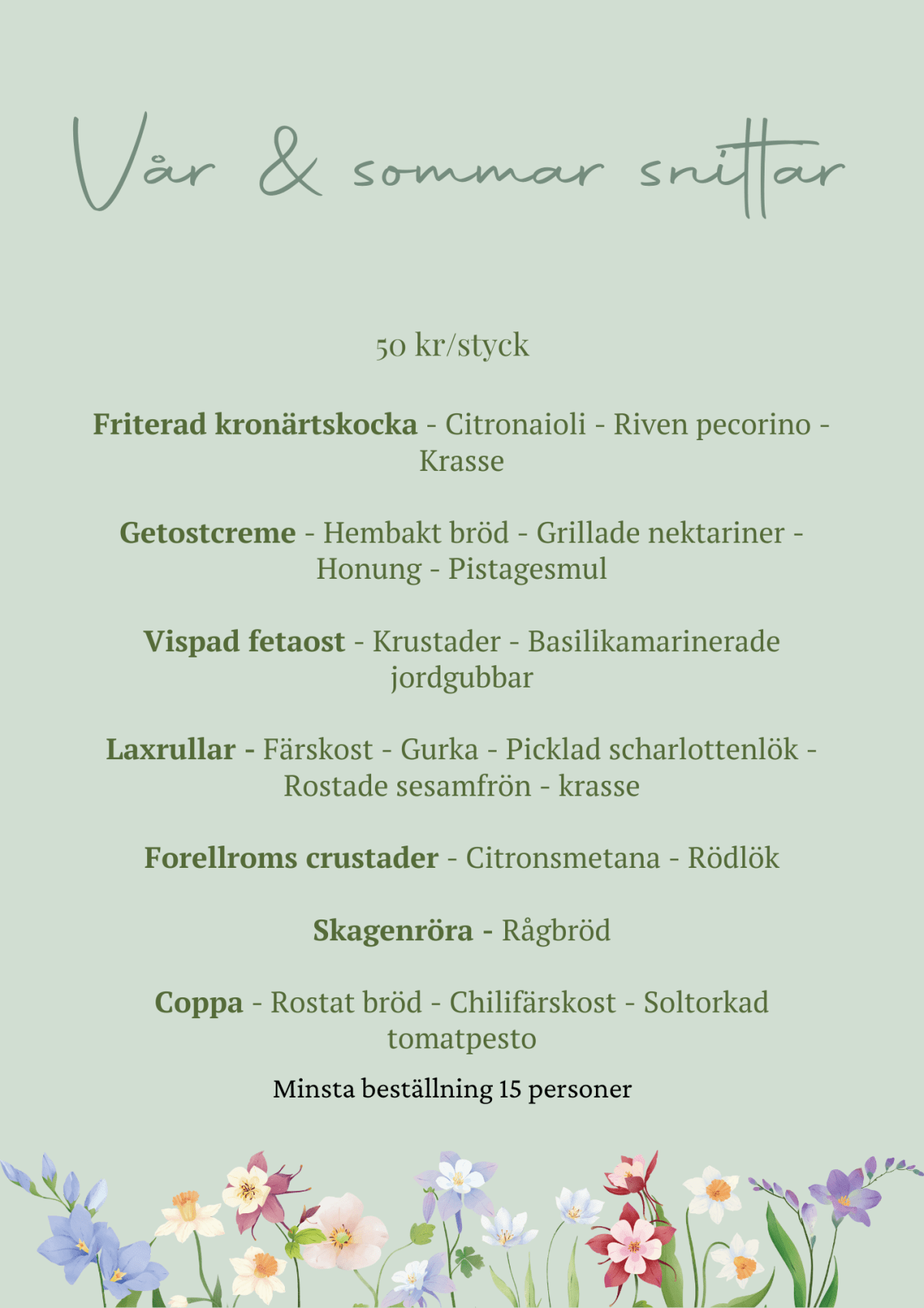 Vår & sommar – snittar